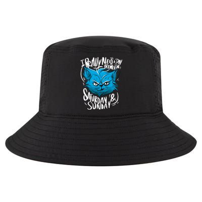 Grumpy Cat Weekend Funny Cool Comfort Performance Bucket Hat