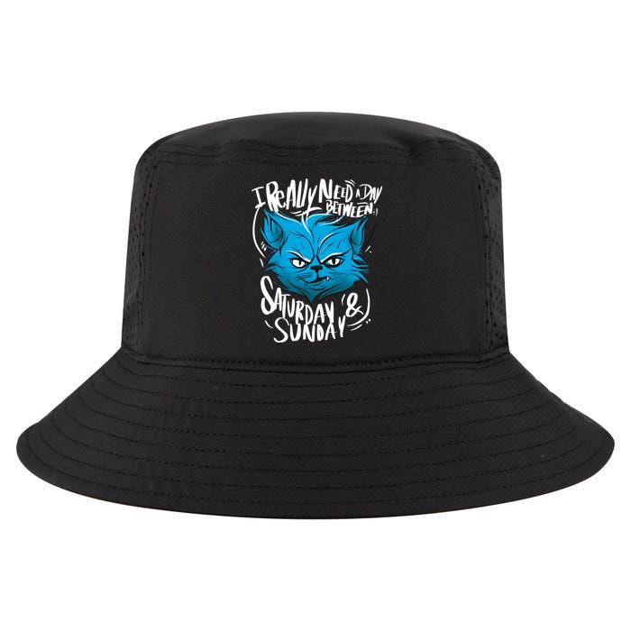 Grumpy Cat Weekend Funny Cool Comfort Performance Bucket Hat