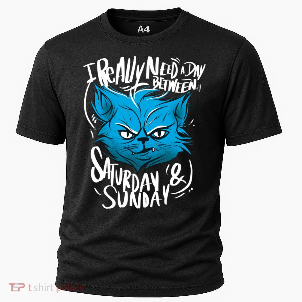 Grumpy Cat Weekend Funny Cooling Performance Crew T-Shirt