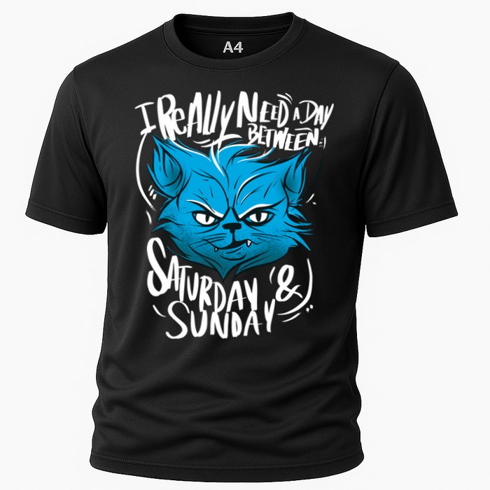 Grumpy Cat Weekend Funny Performance Shirt