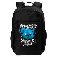Grumpy Cat Weekend Funny Backpack