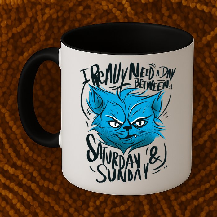 Grumpy Cat Weekend Funny Mug
