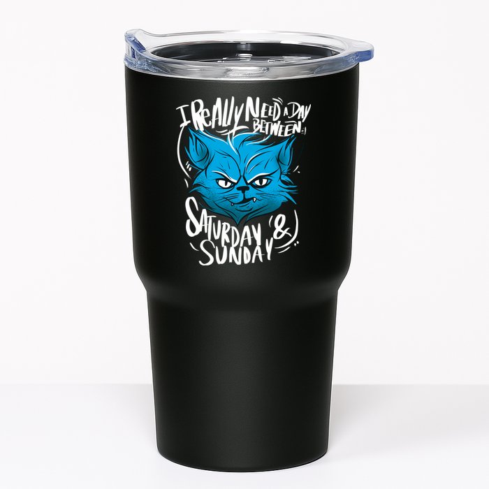 Grumpy Cat Weekend Funny Tumbler