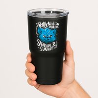 Grumpy Cat Weekend Funny Tumbler