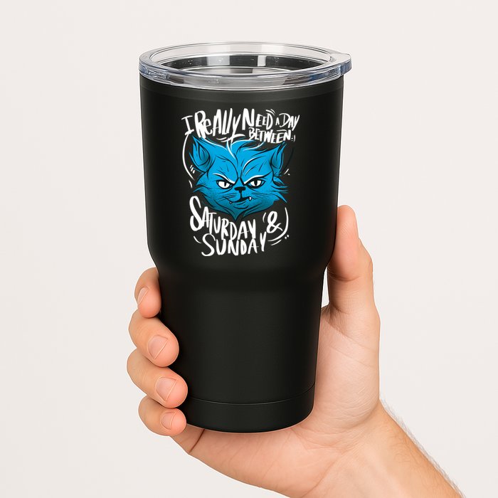 Grumpy Cat Weekend Funny Tumbler
