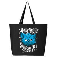 Grumpy Cat Weekend Funny 25L Jumbo Tote