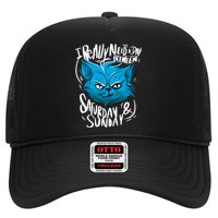 Grumpy Cat Weekend Funny Trucker Hat