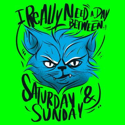 Grumpy Cat Weekend Funny T-Shirt