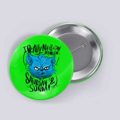 Grumpy Cat Weekend Funny Button