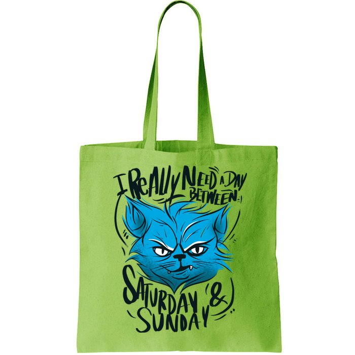 Grumpy Cat Weekend Funny Bag