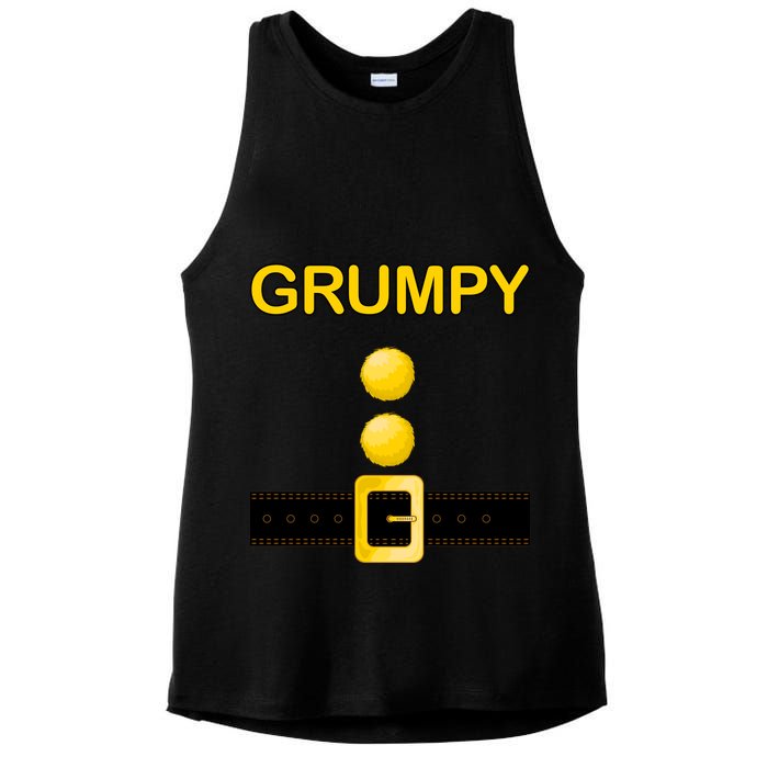 Grumpy Dwarf Costume Ladies PosiCharge Tri-Blend Wicking Tank