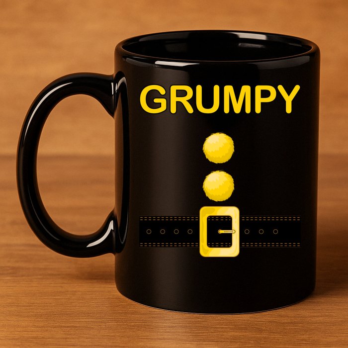 Grumpy Dwarf Costume 11oz C Handle Ceramic Mug