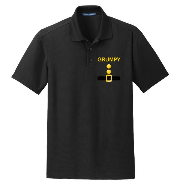 Grumpy Dwarf Costume Dry Zone Grid Polo