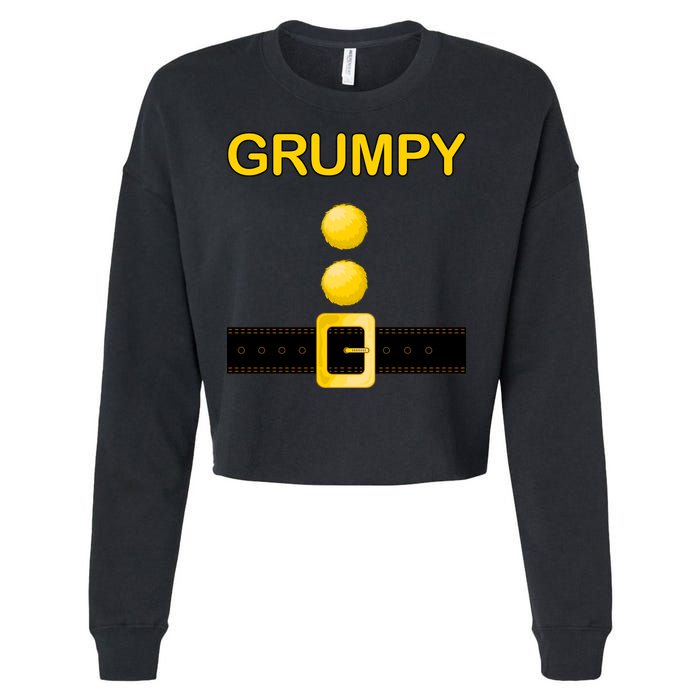 Grumpy Dwarf Costume Cropped Pullover Crew