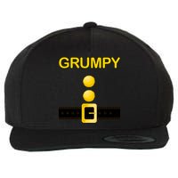 Grumpy Dwarf Costume Wool Snapback Cap
