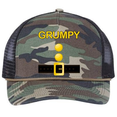 Grumpy Dwarf Costume Retro Rope Trucker Hat Cap