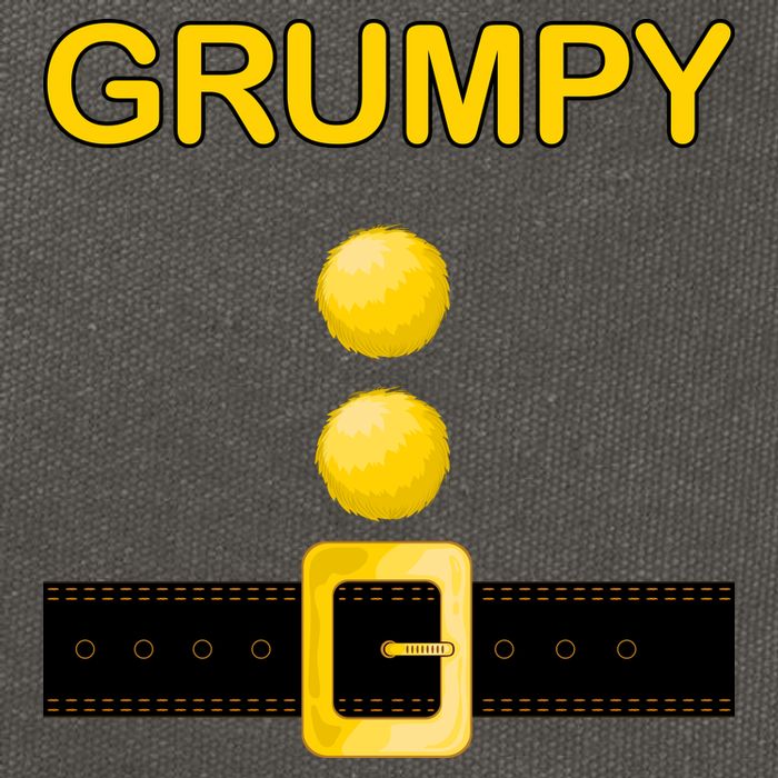 Grumpy Dwarf Costume Cotton Canvas Backpack
