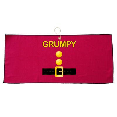 Grumpy Dwarf Costume Large Microfiber Waffle Golf Towel