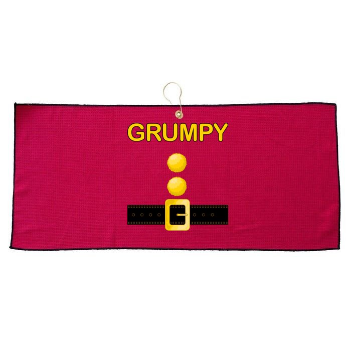 Grumpy Dwarf Costume Large Microfiber Waffle Golf Towel