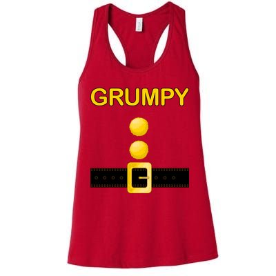 Grumpy Dwarf Costume Women's Racerback Tank