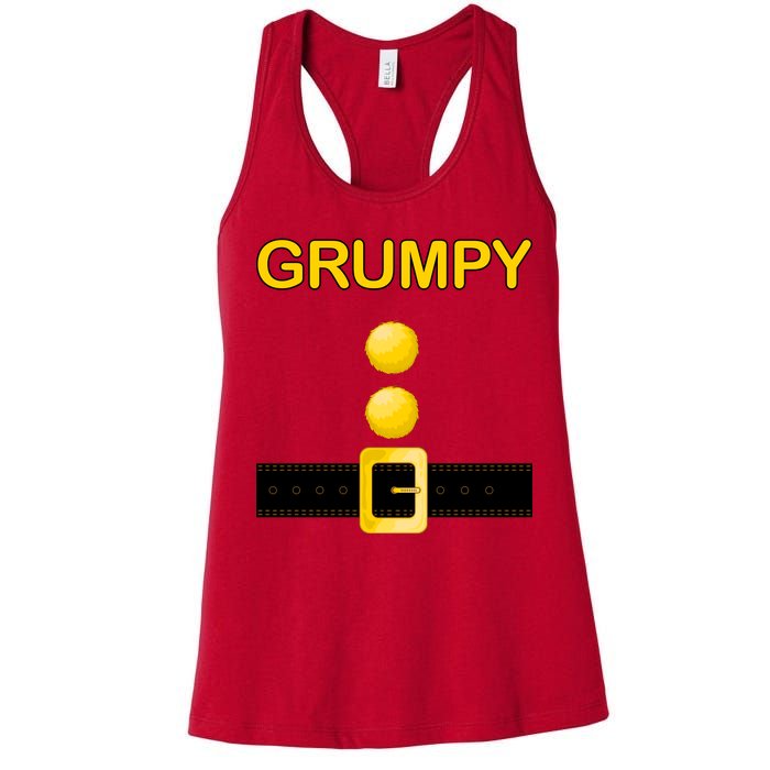 Grumpy Dwarf Costume Women's Racerback Tank