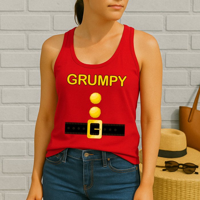 Grumpy Dwarf Costume Womens Tank Top