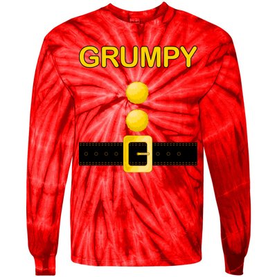 Grumpy Dwarf Costume Tie-Dye Long Sleeve Shirt