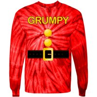 Grumpy Dwarf Costume Tie-Dye Long Sleeve Shirt