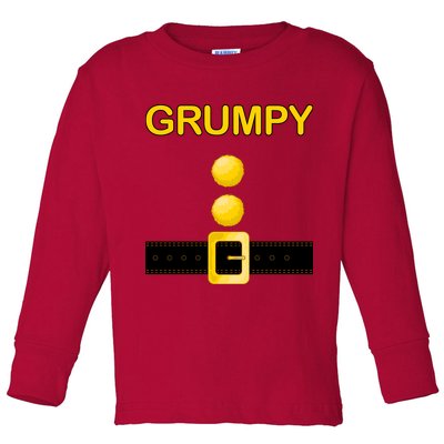 Grumpy Dwarf Costume Toddler Long Sleeve Shirt