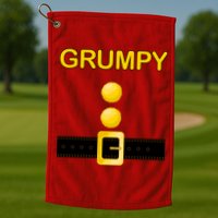 Grumpy Dwarf Costume Golf Towel