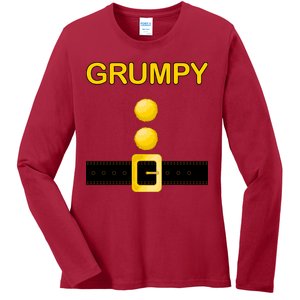 Grumpy Dwarf Costume Ladies Long Sleeve Shirt