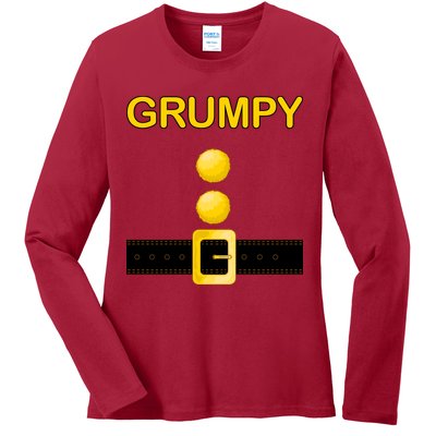 Grumpy Dwarf Costume Ladies Long Sleeve Shirt