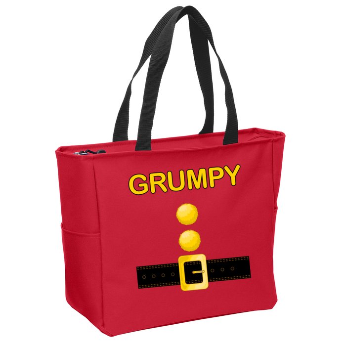 Grumpy Dwarf Costume Zip Tote Bag