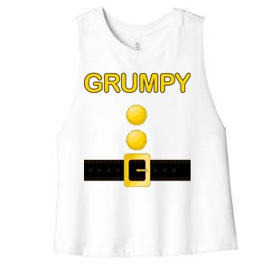 Grumpy Dwarf Costume Women's Racerback Cropped Tank