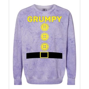 Grumpy Dwarf Halloween Costume  Colorblast Crewneck Sweatshirt