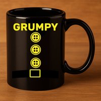 Grumpy Dwarf Halloween Costume  11oz C Handle Ceramic Mug
