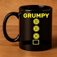 Grumpy Dwarf Halloween Costume  11oz C Handle Ceramic Mug