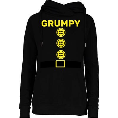 Grumpy Dwarf Halloween Costume  Womens Funnel Neck Pullover Hood
