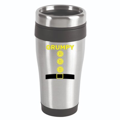 Grumpy Dwarf Halloween Costume  16oz Travel Tumbler