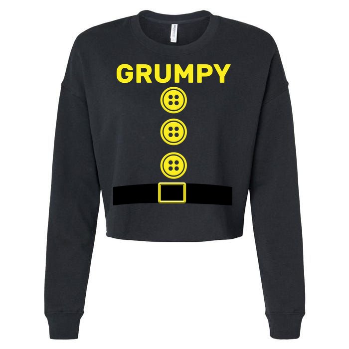 Grumpy Dwarf Halloween Costume  Cropped Pullover Crew
