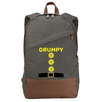 Grumpy Dwarf Halloween Costume  Cotton Canvas Backpack