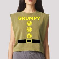 Grumpy Dwarf Halloween Costume  Garment-Dyed Women's Muscle Tee
