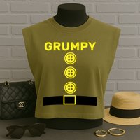 Grumpy Dwarf Halloween Costume  Garment-Dyed Women's Muscle Tee