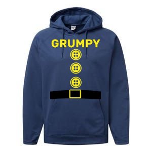 Grumpy Dwarf Halloween Costume  Performance Fleece Hoodie