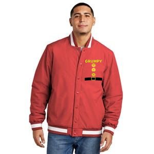 Grumpy Dwarf Halloween Costume  Insulated Varsity Jacket