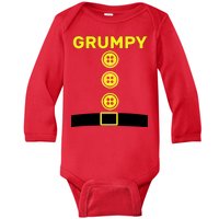 Grumpy Dwarf Halloween Costume  Baby Long Sleeve Bodysuit