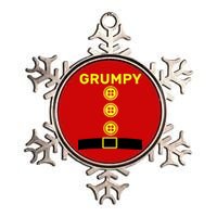 Grumpy Dwarf Halloween Costume  Metallic Star Ornament