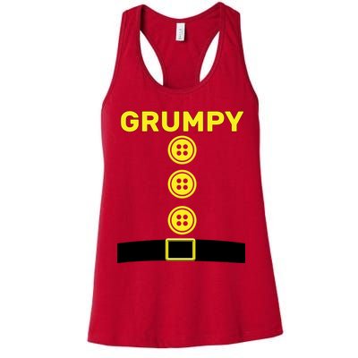 Grumpy Dwarf Halloween Costume  Women's Racerback Tank