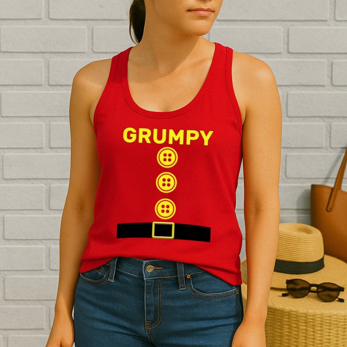 Grumpy Dwarf Halloween Costume  Womens Tank Top