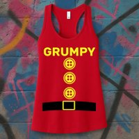 Grumpy Dwarf Halloween Costume  Womens Tank Top